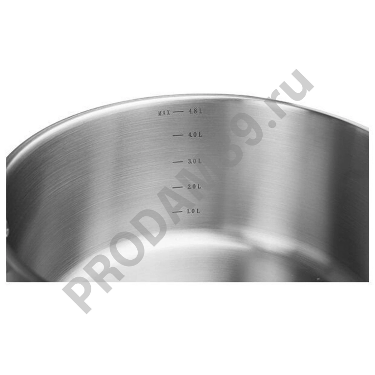 Кастрюля Rondell Kortado, 4.8 л, кофейно-коричневый