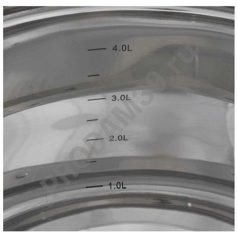 Кастрюля Zeidan Z50253, 5.1 л, серебристый
