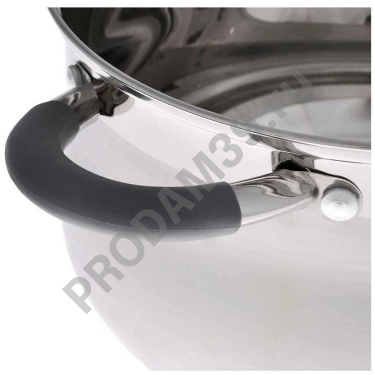 Кастрюля Zeidan Z50253, 5.1 л, серебристый