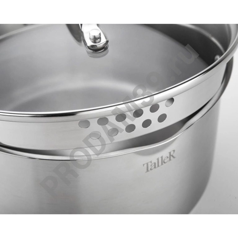 17254-TR Кастрюля TalleR 5,3 л.Сталь 18/10, толщина дна/стенки 3,9/0,6мм