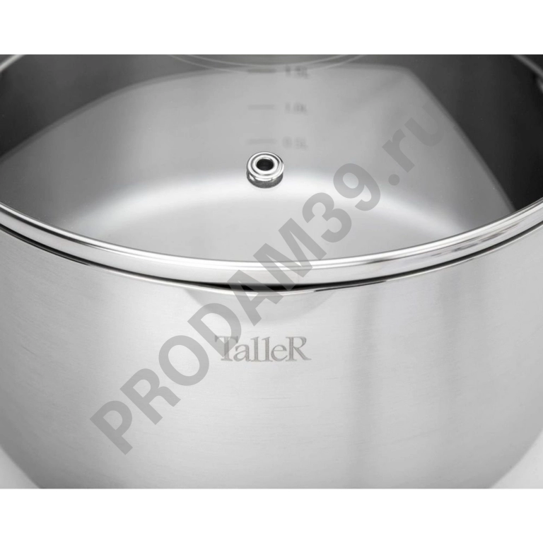 17254-TR Кастрюля TalleR 5,3 л.Сталь 18/10, толщина дна/стенки 3,9/0,6мм