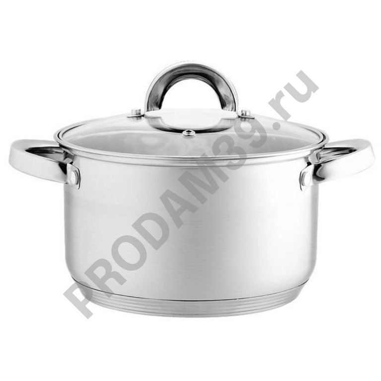 Кастрюля Webber BE-114/2, 6.6 л, нержавеющая сталь