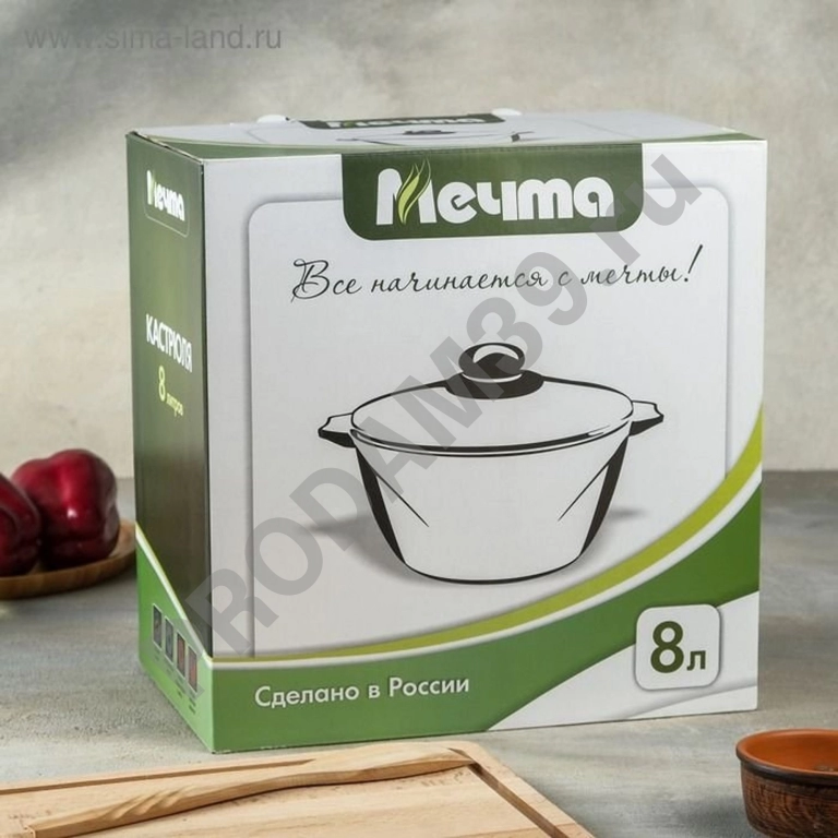 48803 Кастрюля 8л «Гранит star»