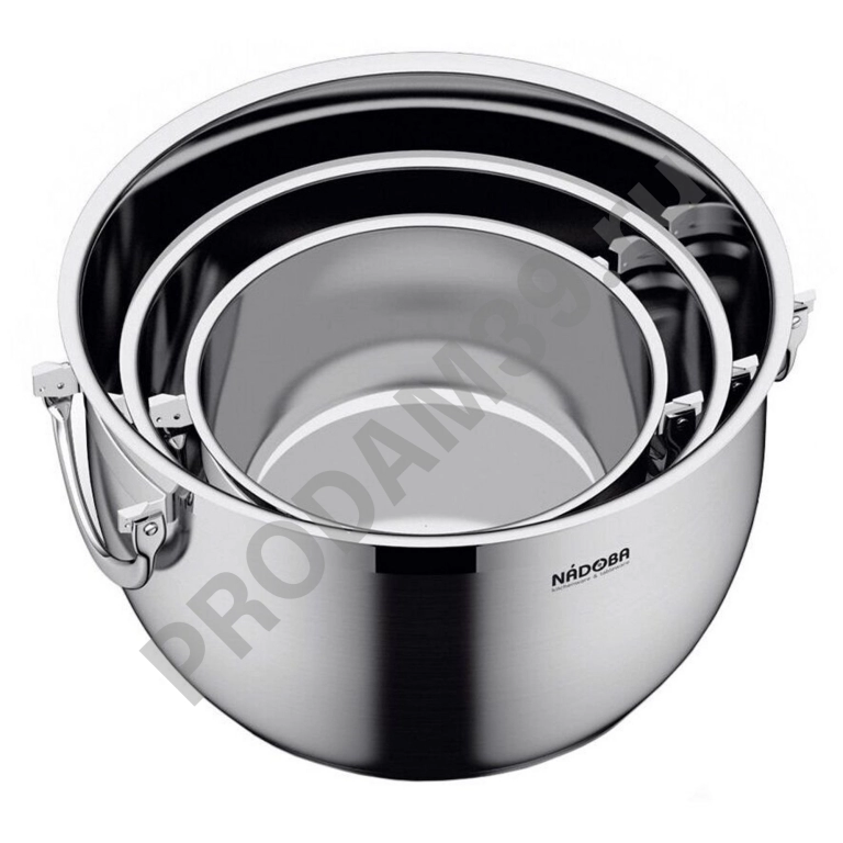 Набор кастрюль Nadoba Maruska 726618 6 пр. стальной