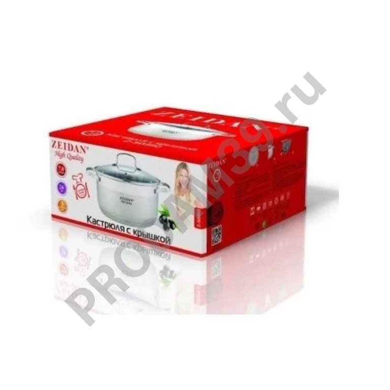 Кастрюля Zeidan Z-50350, 7 л, нержавеющая сталь
