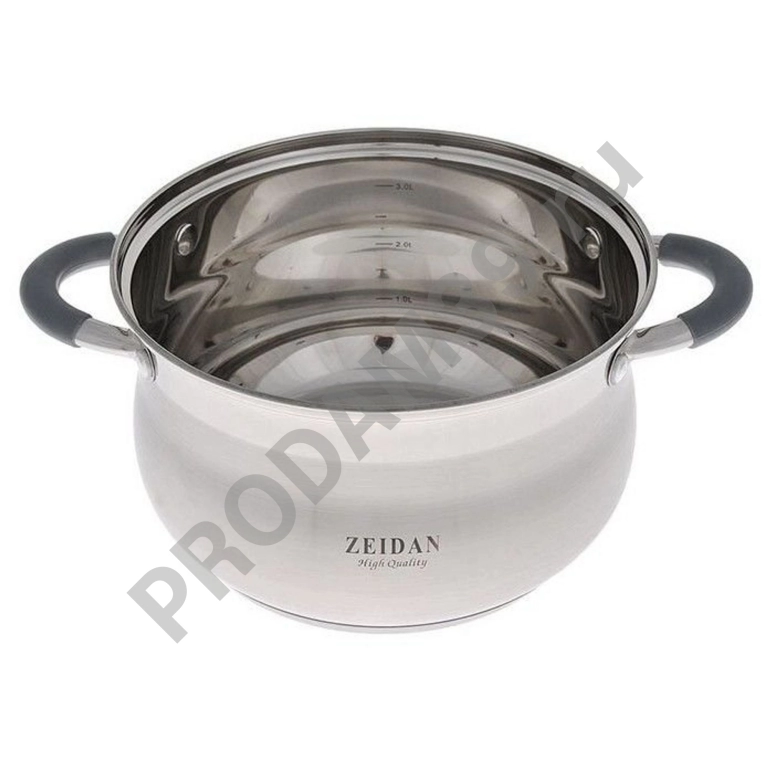 Кастрюля Zeidan Z50252, 4 л, серебристый