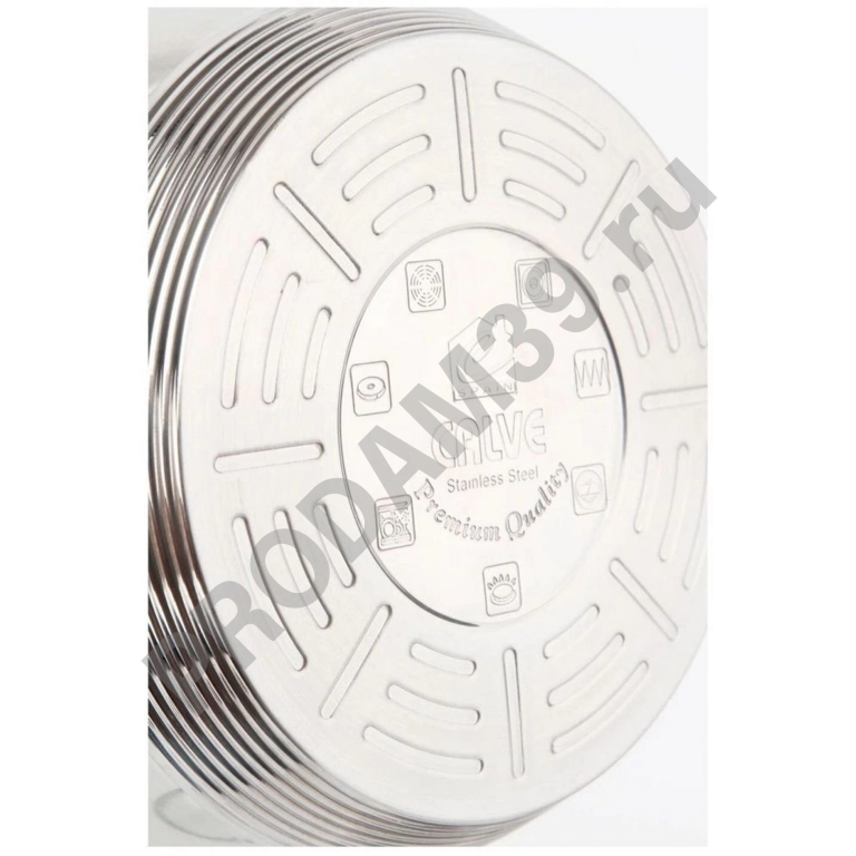 Набор посуды Calve CL-1873 5 пред.Кастрюля5,2л.сотейник 1,9л. с крышк.подставка (6)