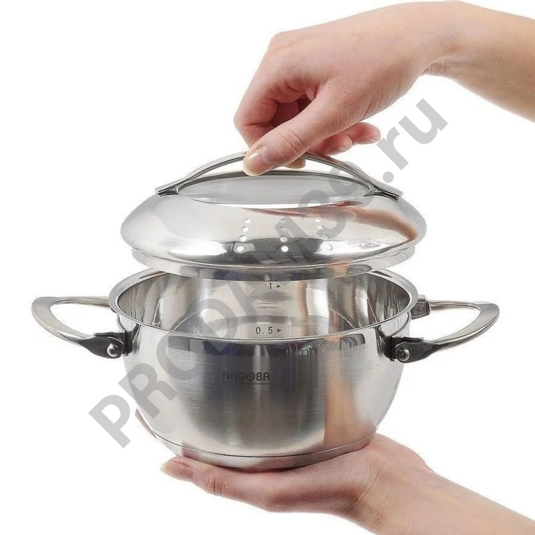 Кастрюля Nadoba Maruska, 1.4 л, серебристый