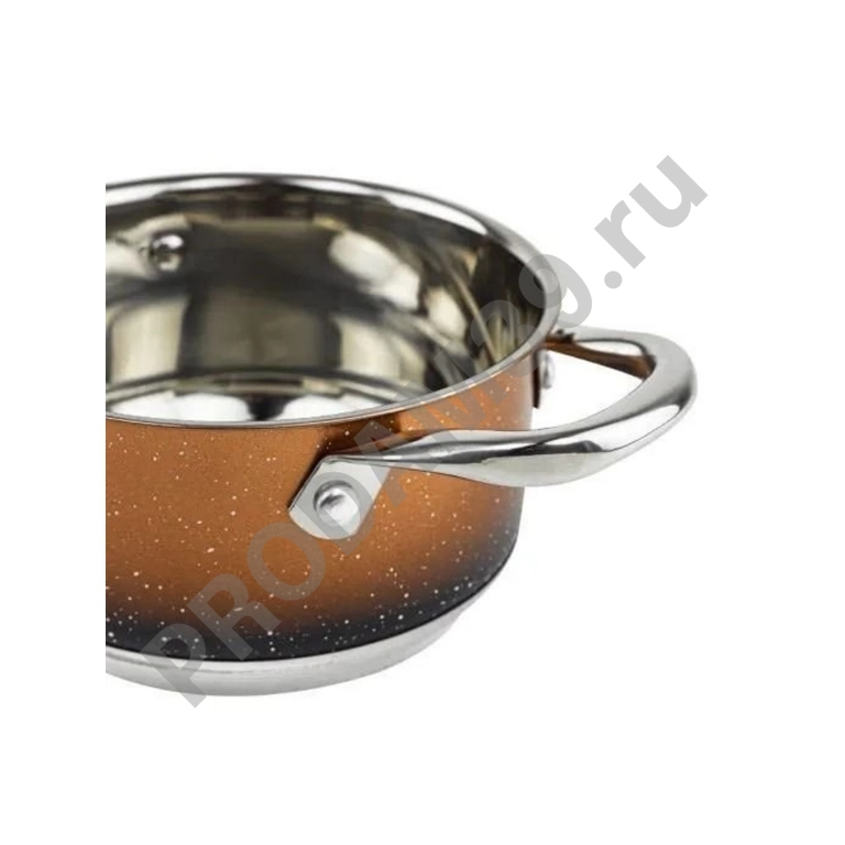 Набор посуды MercuryHaus MC- 7089 10предметов 1,5/2,0/3,0/5,5л сковорода с крышкой 24см (