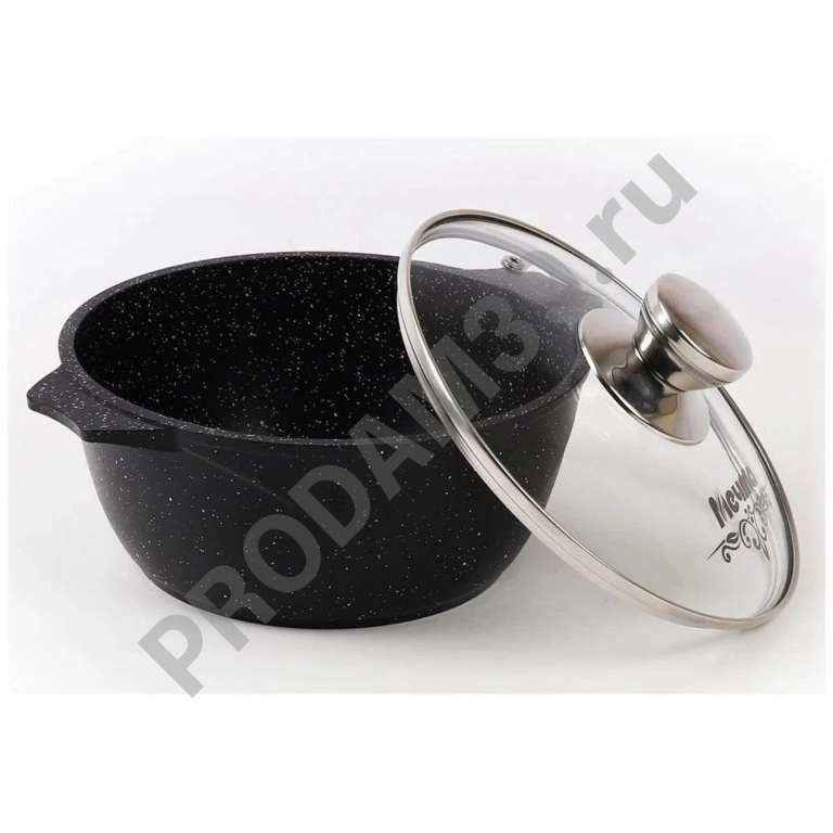 Кастрюля Гранит star 44803 обьем 4,0л АП (5)