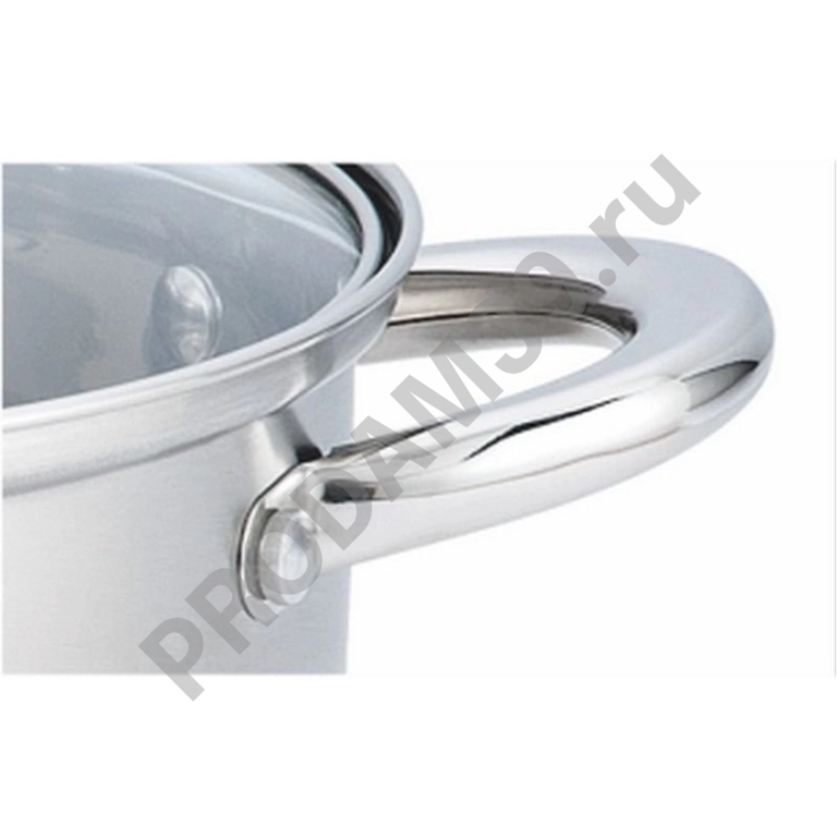 Кастрюля Calve CL-1888 обьем 2.5л.18см (серия Marfa) термоаккумулирующе дно стеклан