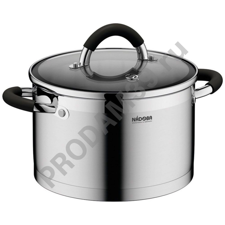 Кастрюля Nadoba Olina, 3.2 л, серебристый
