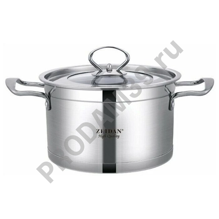 Кастрюля Zeidan Z-50347, 6.1 л, нержавеющая сталь