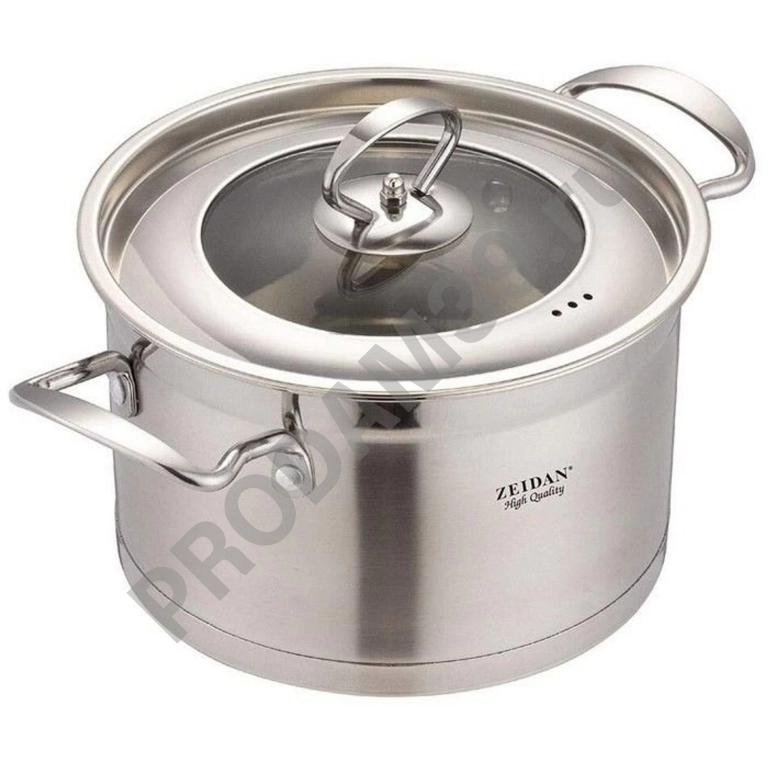 Кастрюля Zeidan Z-50347, 6.1 л, нержавеющая сталь