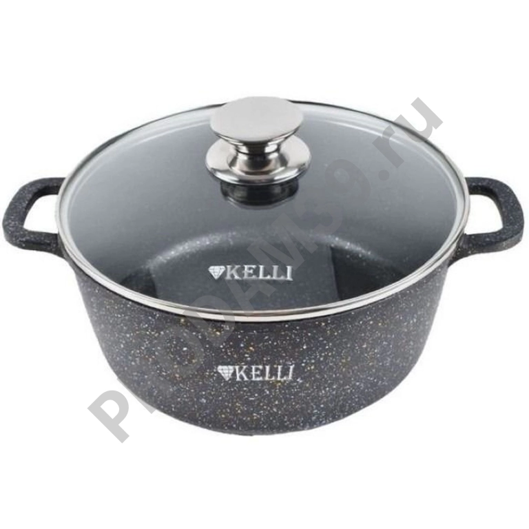 Кастрюля Kelli KL-4000-16 с мраморным покрытием 1,6л. (6)