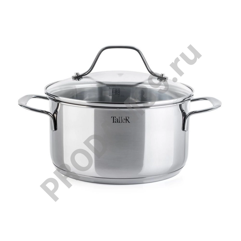 11060-TR Набор посуды TalleR Брилон, 6 пр.Можно использовать в духовом шкафу без крышки