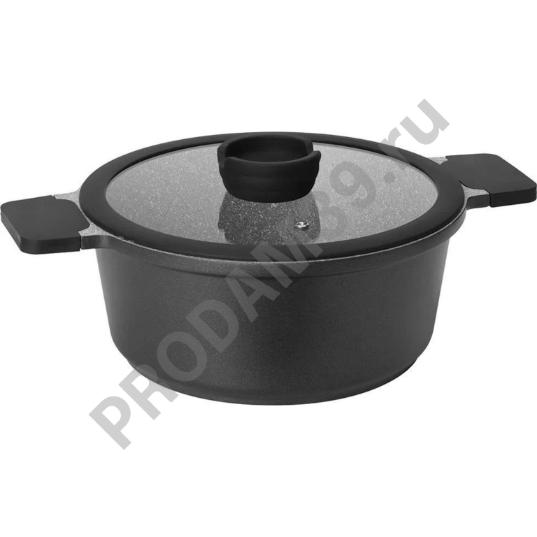 Кастрюля Nadoba Grania, 4.2 л, черный/серый