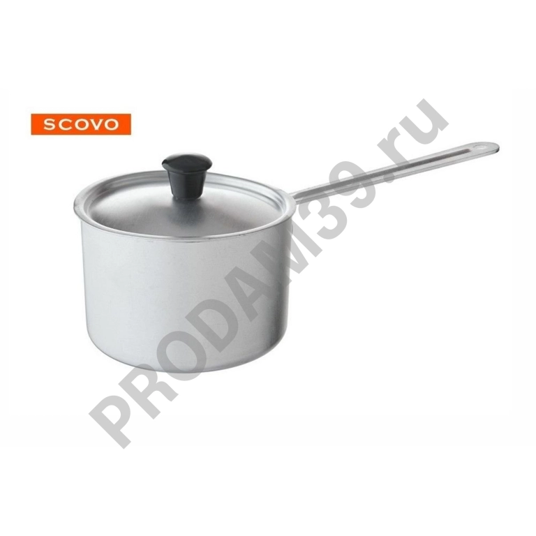 Ковш Scovo МТ-063, 0.5 л, серебристый