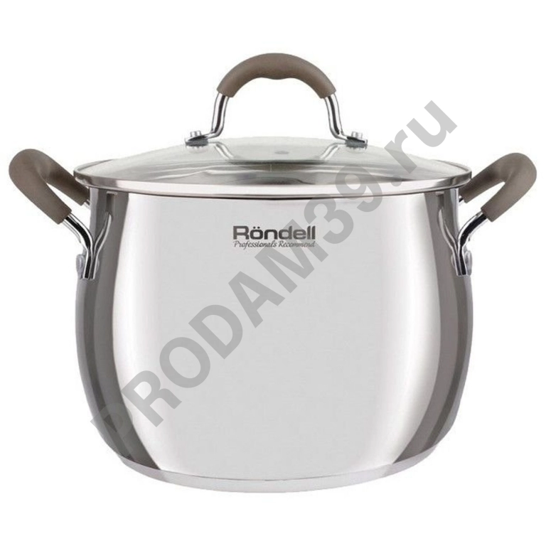 Кастрюля Rondell Konzept, 6 л, стальной