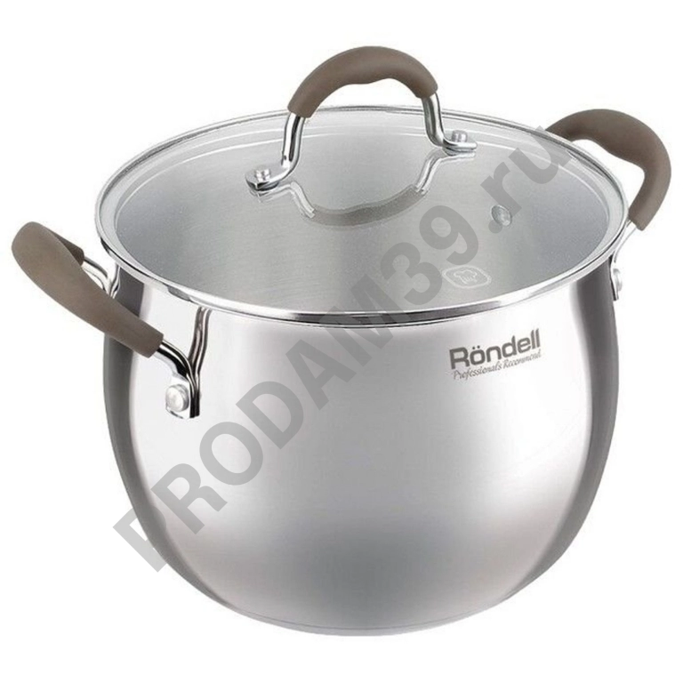 Кастрюля Rondell Konzept, 6 л, стальной