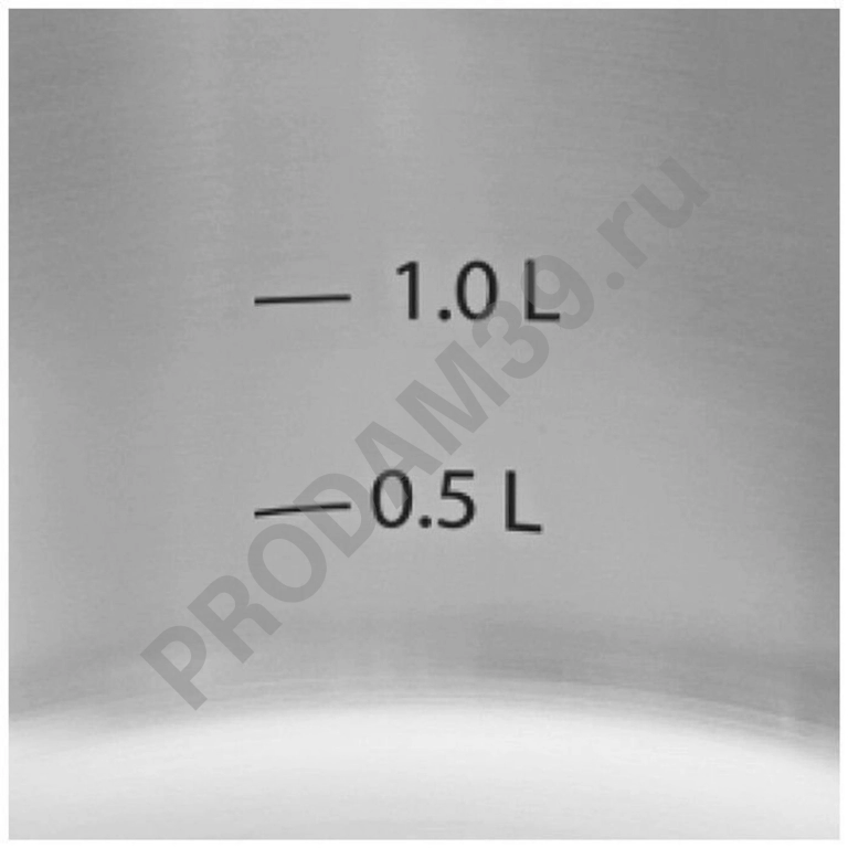 Кастрюля Rondell RainDrops, 3.2 л, стальной