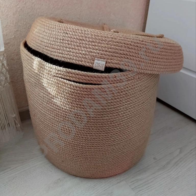 Корзина из джута