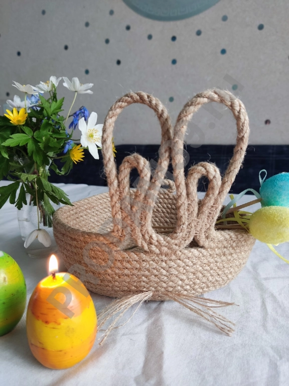 Корзина-зайка