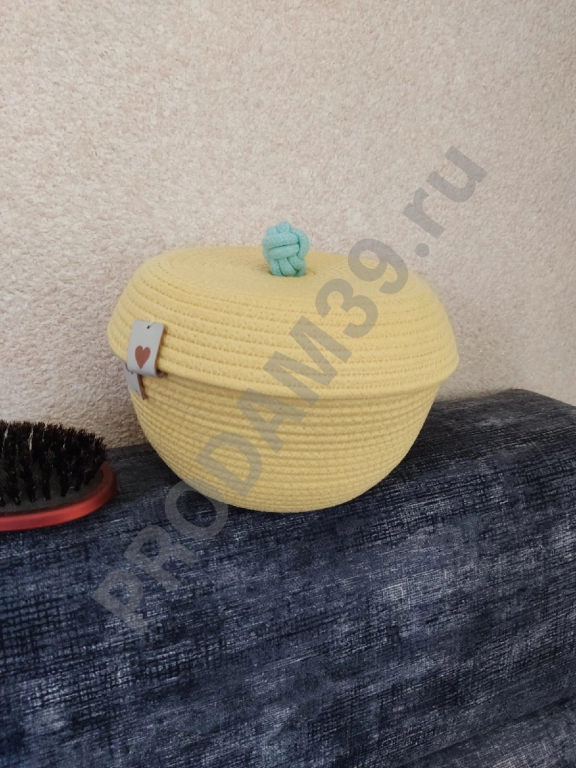 Круглая корзина бочонок