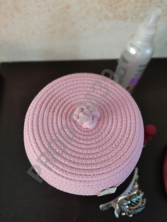 Круглая корзина бочонок