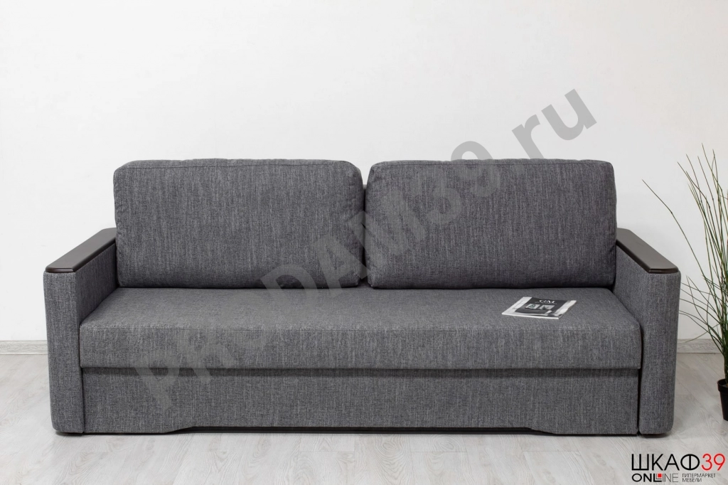 Джонас (01) Диван прямой серый Santana 19