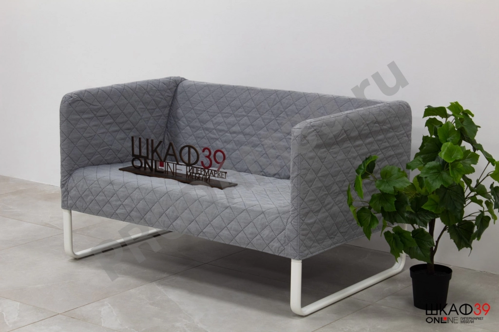 KNOPPARP 2-местный диван, светло-серый