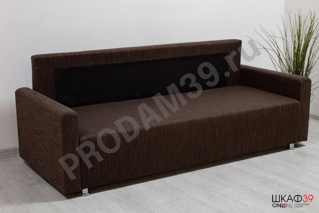 Олимп (05) Диван прямой коричневый