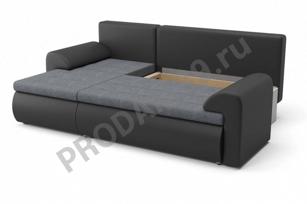 Цезарь (05) Диван угловой левый Santana 19/Boston 14