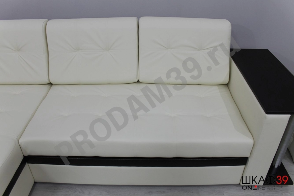 Атланта Диван угловой (крем-кожзам) oregon 10 угол унив