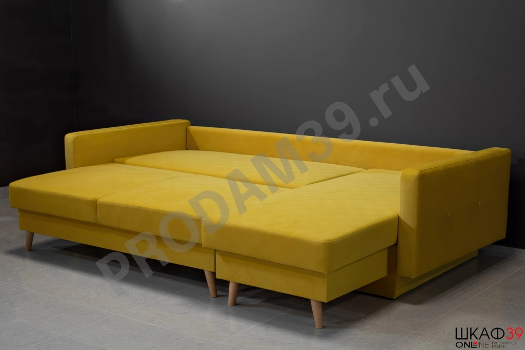 Ричмонд Диван угловой Corvette 13 светло-желтый (4 кат) (угол универсальный)