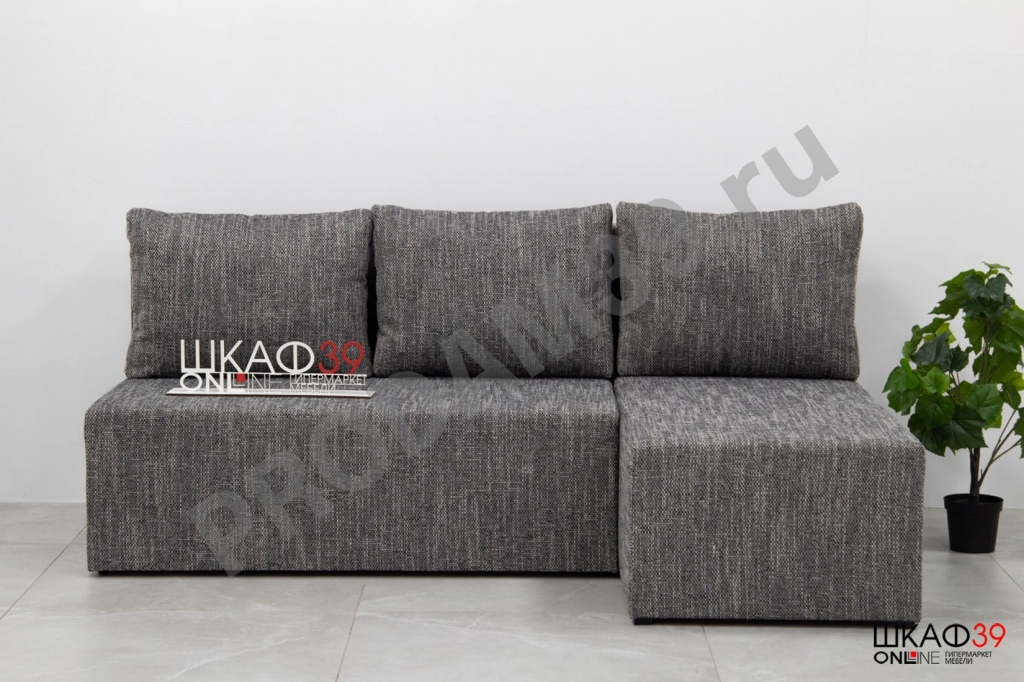 Комо 2 диван угловой серый Lawa 05