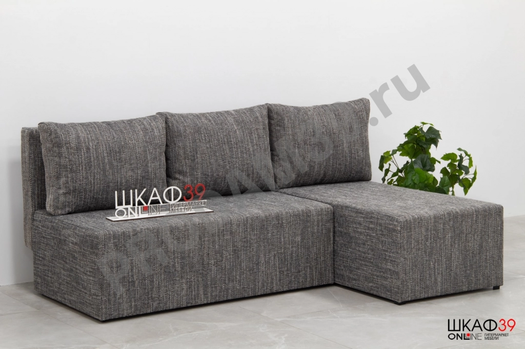 Комо 2 диван угловой серый Lawa 05