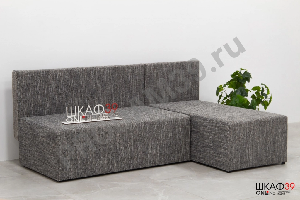 Комо 2 диван угловой серый Lawa 05