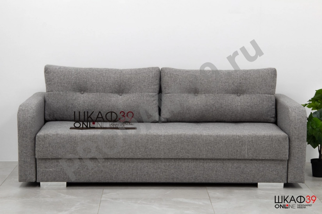 Бостон диван прямой wool grafit (Без накладок)