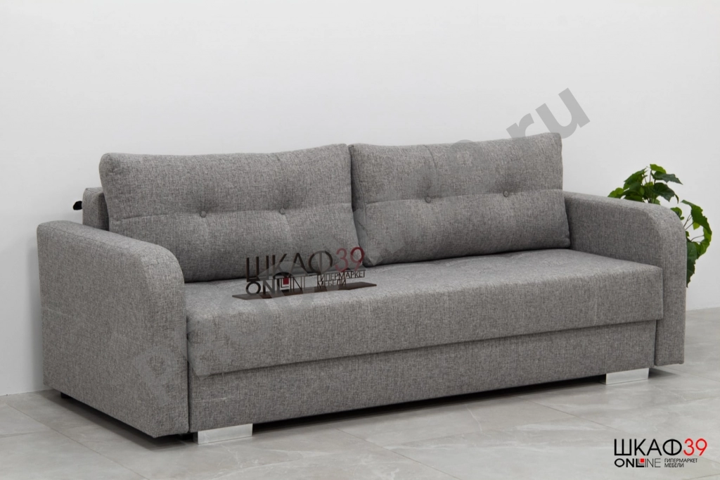 Бостон диван прямой wool grafit (Без накладок)