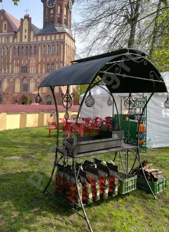 Мангал с навесом, под заказ