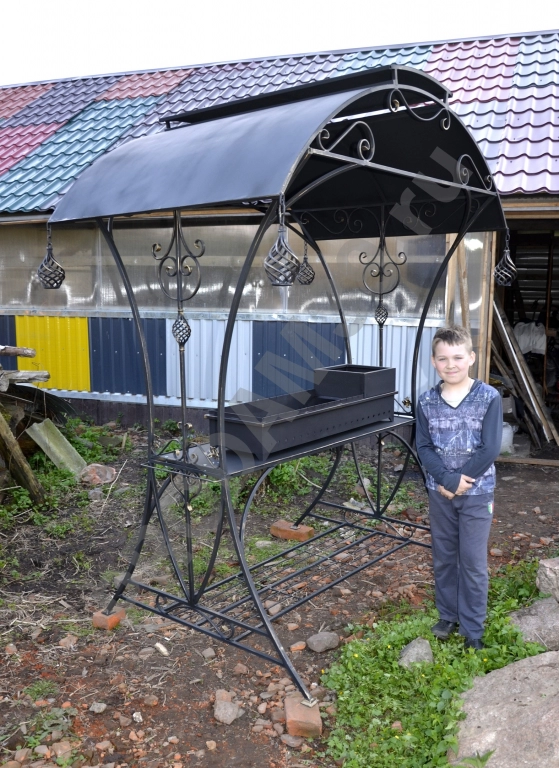Мангал с навесом, под заказ
