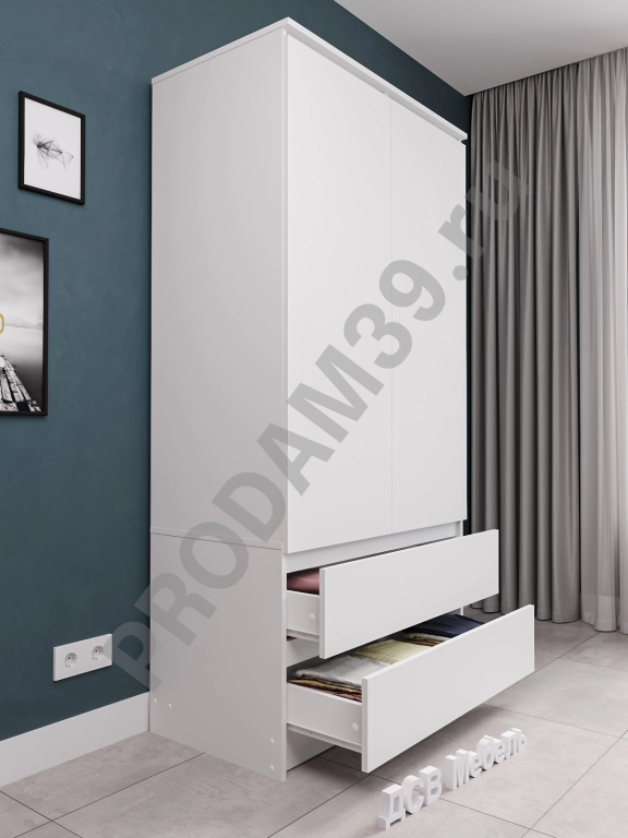 Шкаф Мори Белый