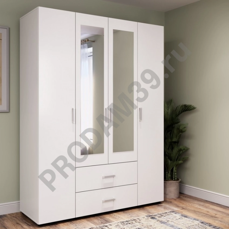 Шкаф 4х створчатый Эва