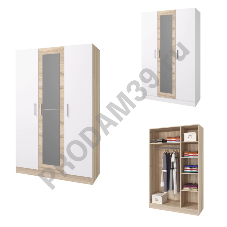 Шкаф 3х створчатый Леси