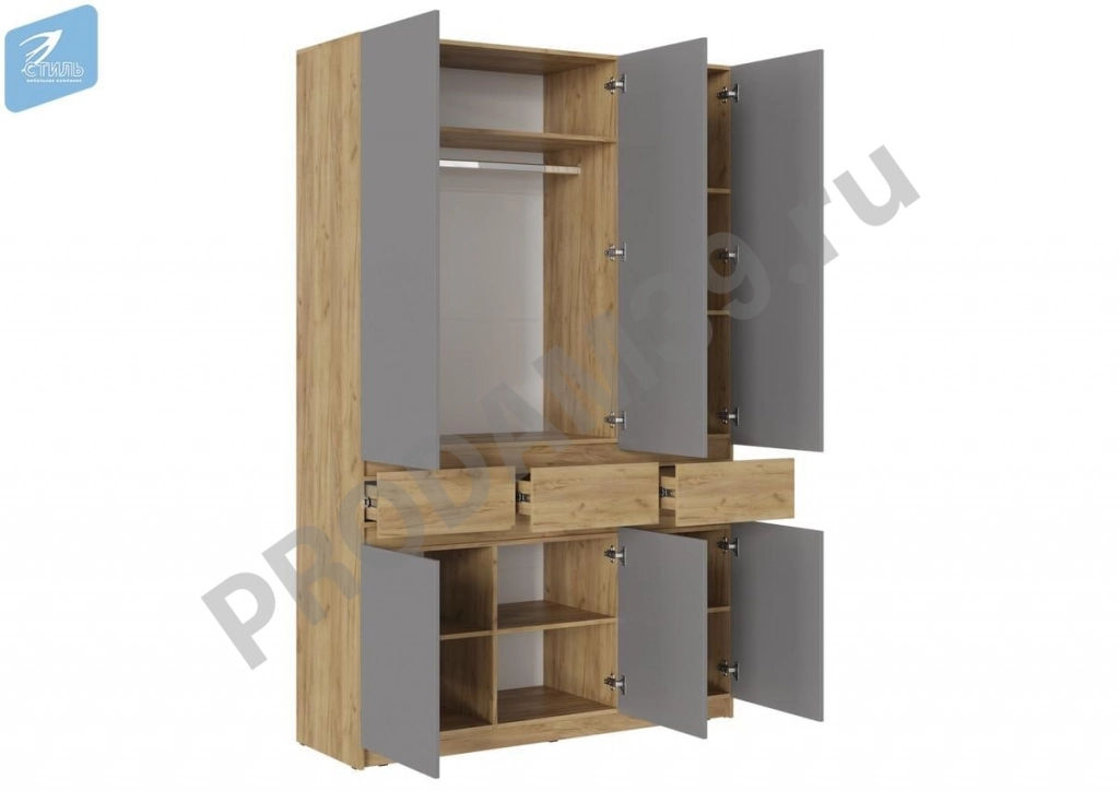 Шкаф 3х створчатый Бостон