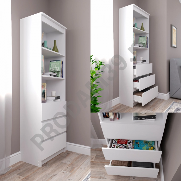 Стеллаж Мори Белый