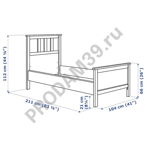 Кровать ХЕМНЭС