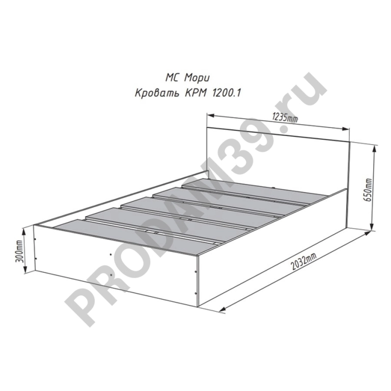 Кровать Мори 120х200