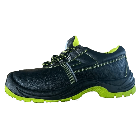 Полуботинки рабочие на ПУ\ПУ подошве с металлическим подноском, Лайм